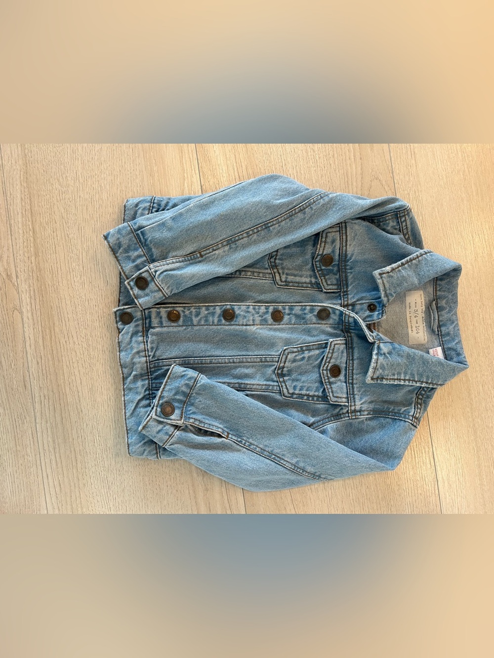 Zara Denim Jacket size 3-4T